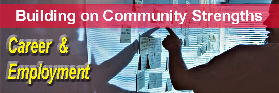 Banner image building on community strengths.