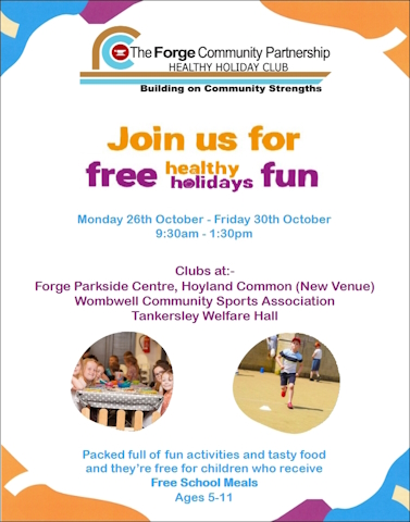 Healthy Holidays Clubs Half-Term Poster